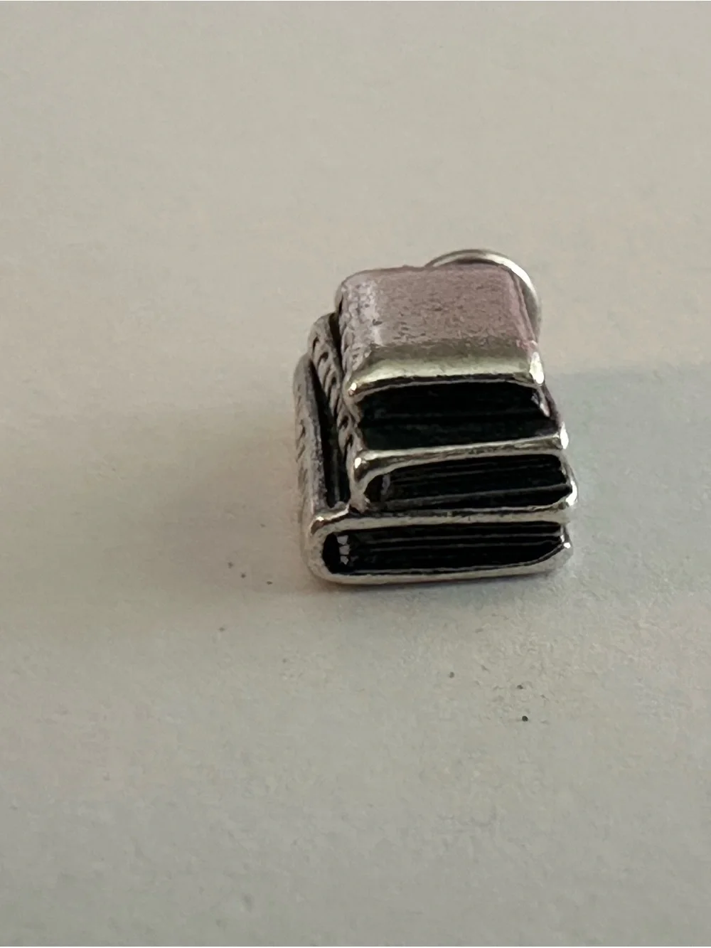 Retired James Avery Book Stack Charm Pendant